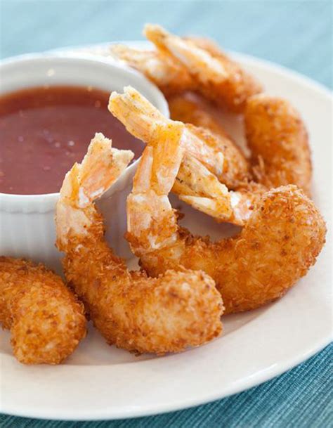 Crispy Coconut Shrimp With Sweet Red Chili Sauce Once