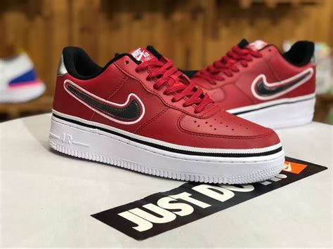 Wholesale Nike Air Force 1 Low Sport Nba Varsity Red Sale Uk Aj7748 600