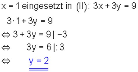 Lineare gleichungen mit zwei variablen?(klasse 9? Lineare Gleichungssysteme mit 2 Gleichungen und 2 ...