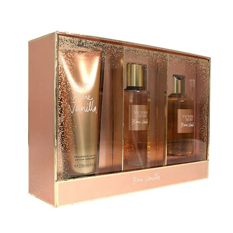 Victorias Secret Bare Vanilla 3pc Scent Lover Bundle Fragrance T