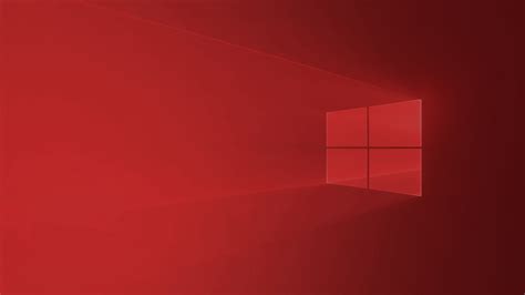 Wallpaper Windows 10 Computer Software Red Windows 10 Anniversary