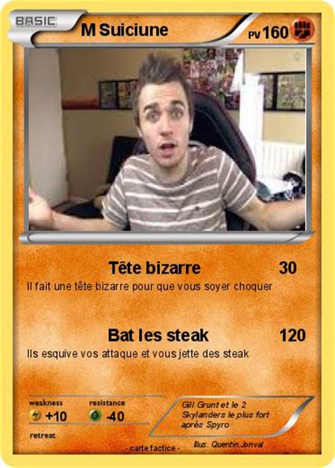 pokémon m suiciune tête bizarre ma carte pokémon