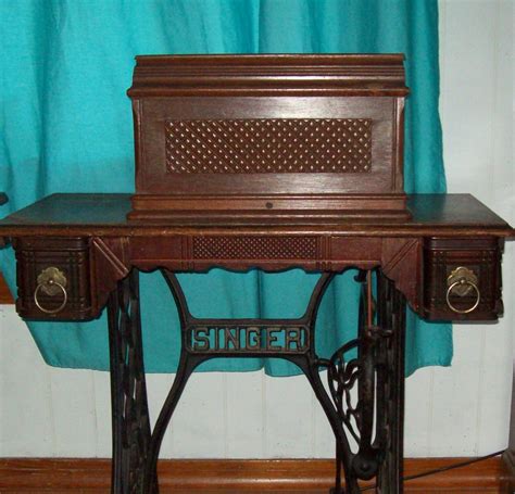 I guess our time together must have been special for her, too, because one day she called my father up and told him to go pick up her sewing machine and take it to my place… she wanted me to have it and did not want it misplaced after her death. Singer Treadle Sewing Machine | New drawers and coffin top ...