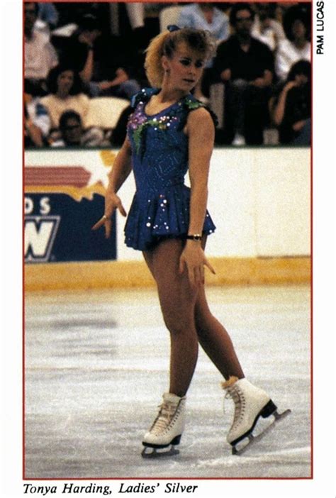 Tonya Harding Performing Her Free Skate During The U S Olympic