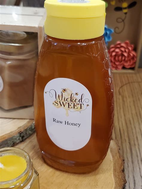 Raw Honey Durable Plastic Squeeze Bottle With No Drip Lid Etsy
