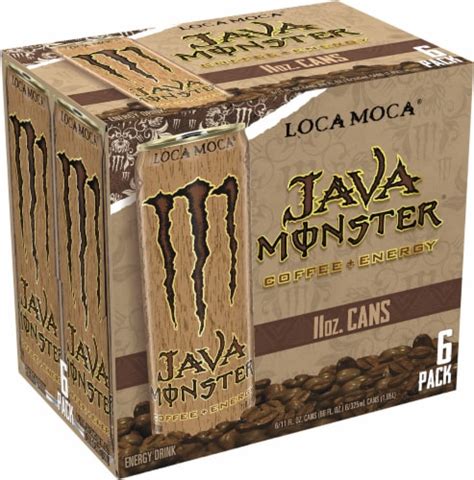 Java Monster® Loca Moca® Coffee Energy Drink Multipack Cans 6 Ct 11