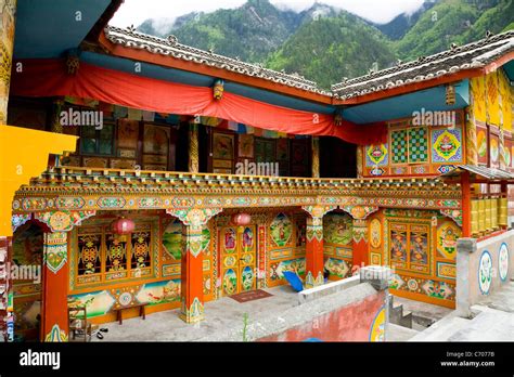 Tibet Tibetan Style Home House Houses Accommodation Living Apartment
