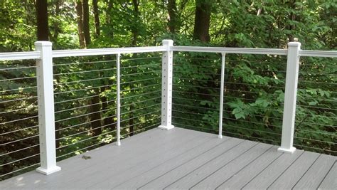 Deck Cable Railing Spacing How To Video Diy Cable Deck Railing