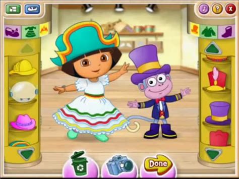 Dora The Explorer Ballet Adventure Dress Up Games