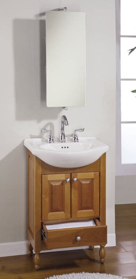 These slim vanities can be any width or height since depth is the concern. 22 Inch Single Sink Narrow Depth Furniture Bathroom Vanity ...
