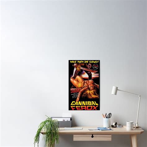 Cannibal Ferox Poster By Retrokdr Redbubble