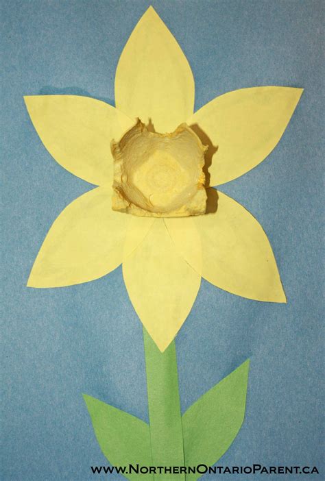 Spring Time Craft Egg Cup Daffodil Heres How To Make It