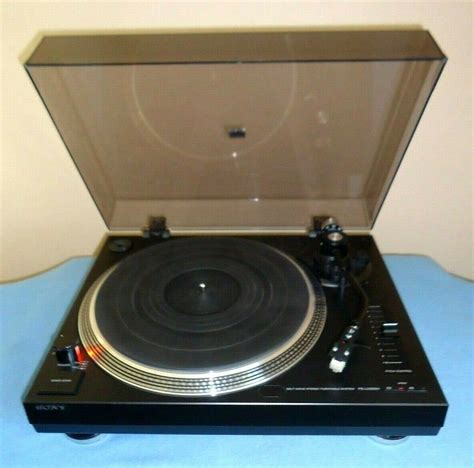 Sony Ps Lx350h Manual Belt Drive Turntable See Video Vintage Audio