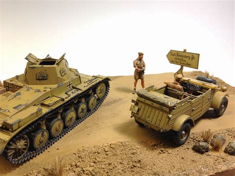 Flixid S Miniatures 1 48 Afrika Korps Diorama