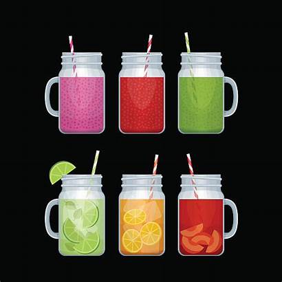 Smoothie Clip Raspberry Illustrations Vector Graphics