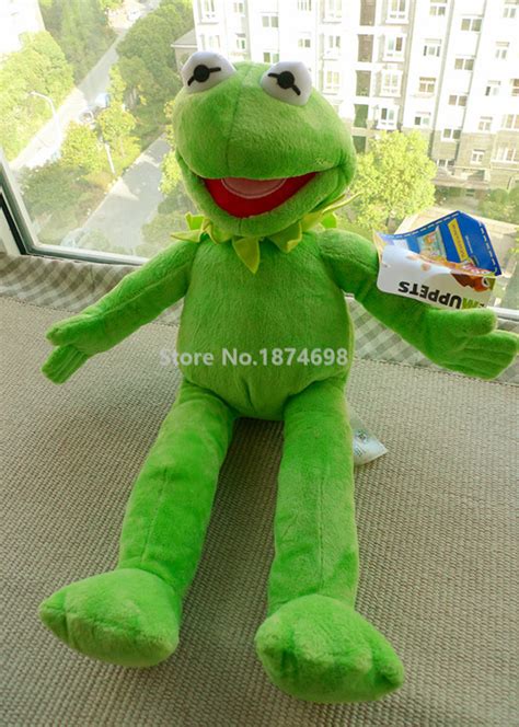 New The Muppets Kermit The Frog Hand Puppet Plush Toy Large 50cm Cute