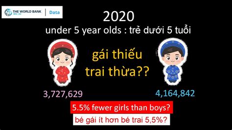 Vietnam Gender Demographics Part A Thống Kê Vấn đề Giới Tính Chênh Lệch Của Việt Nam Phần A