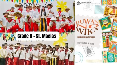 Celebrating Buwan Ng Wika At Aquinas School Youtube