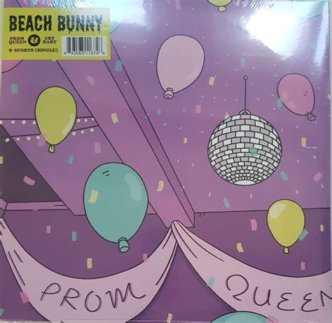 Beach Bunny - Prom Queen & Cry Baby (Clear w/ Purple, Teal, Yellow