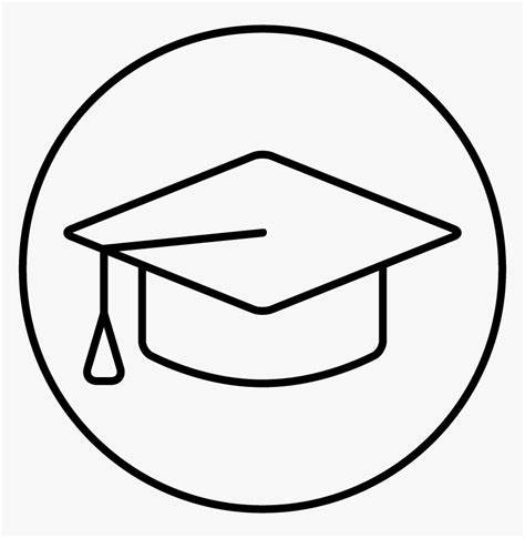 Graduate Drawing Easy Graduation Cap Drawing Square Hd Png Download