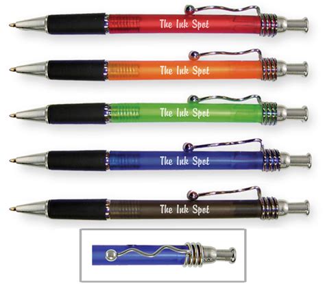 Personalized Squiggle Rubber Grip Pen Promotional Custom Printed