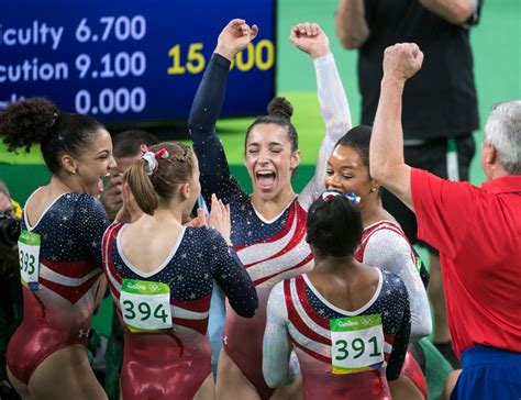 Rio Olympics 2016 Us Womens Gymnastics Team Wins Gold Pasadena Star News