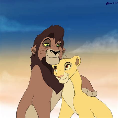 The Lion King Ii Kovu And Kiara Lion King Fan Art Lion King Art Lion