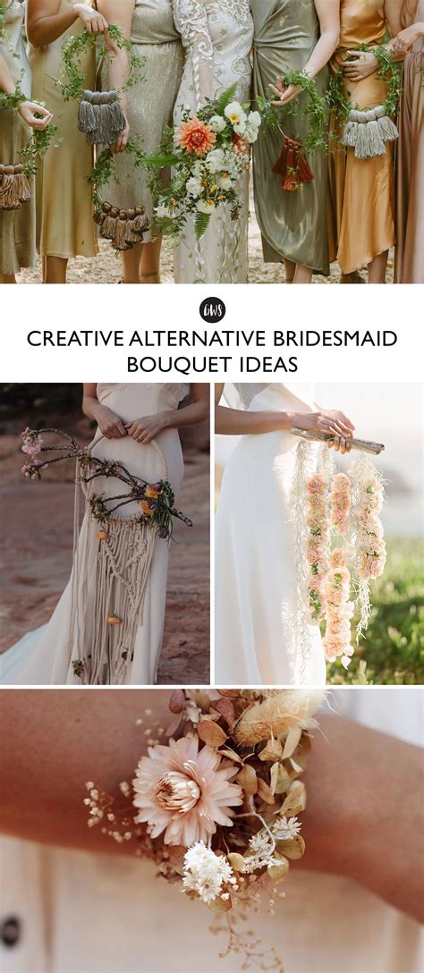 29 Alternative Bridesmaid Bouquet Ideas To Spark Your Creativity