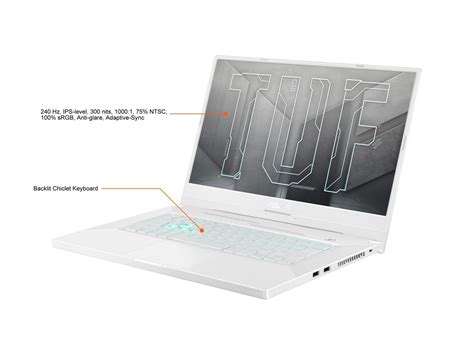 Asus Tuf Dash 15 Ultra Slim Gaming Laptop 156 240hz Fhd Geforce Rtx