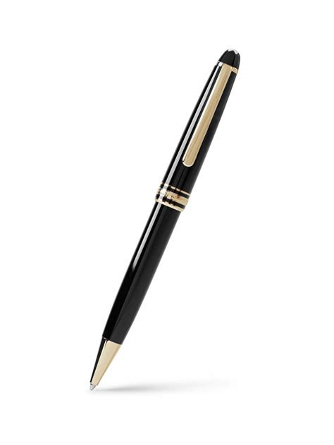 Montblanc Meisterstück Classique Resin And Gold Plated Ballpoint Pen