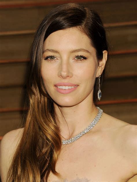 Jessica Biel Wearing Chanel Couture Gown At Vanity Fair Oscar Party In Hollywood CelebMafia