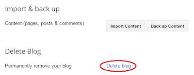 How To Delete A Blogger Blog Permanently Helper
