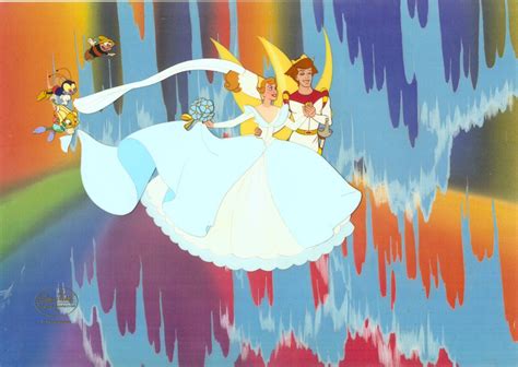 Animation Art From Don Bluths Thumbelina 1994 Old Disney Movies