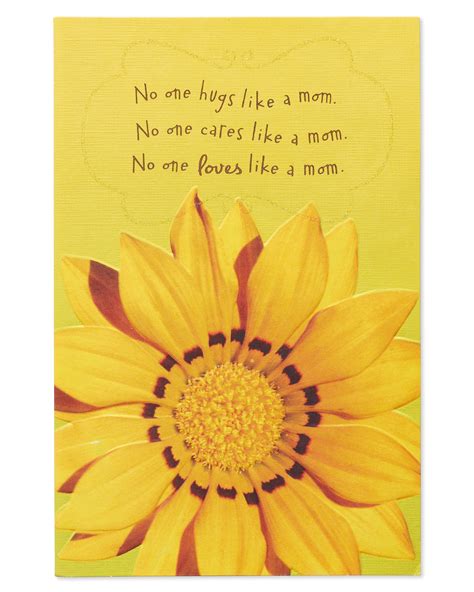 My first couple of tries of the giant paper sunflower were uninspired and a little weird. American Greetings Sunflower Birthday Card for Mom with Glitter - Walmart.com - Walmart.com
