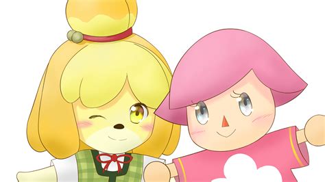 Safebooru 2girls Absurdres Animal Crossing Animal Ears Blonde Hair