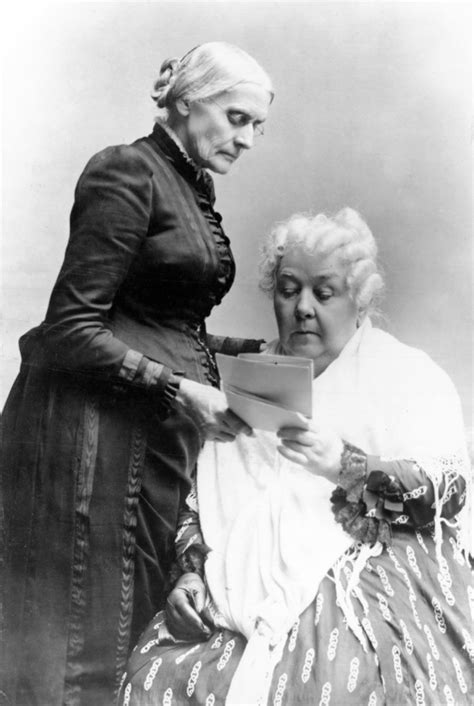 Susan B Anthony And Elizabeth Cady Stanton In 1848 They And