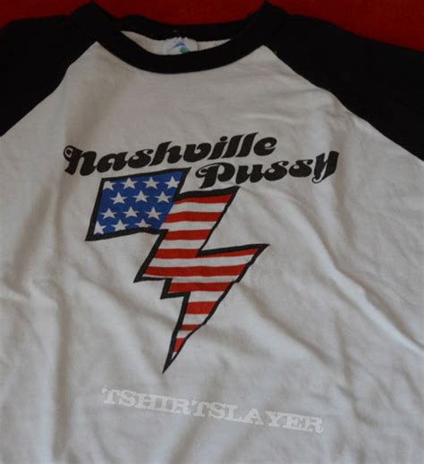 nashville pussy logo baseballshirt tshirtslayer tshirt and battlejacket gallery