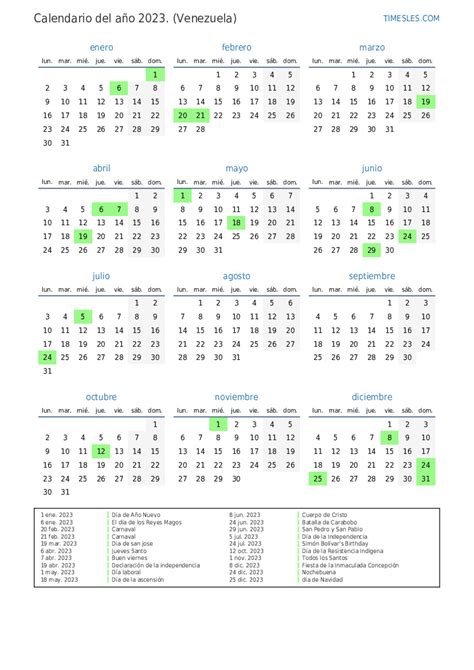 Calendario 2023 Venezuela Feriados Y Bancarios Rio Imagesee