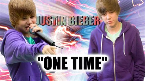 Justin Bieber One Time Karaoke Youtube