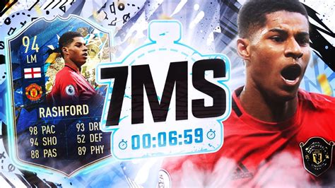 TOTS PACKED! TOTSSF RASHFORD 7 MINUTE SQUAD BUILDER! # ...