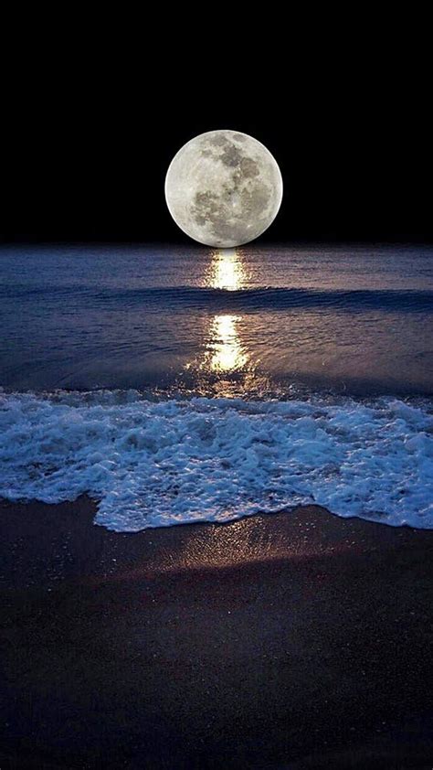 Romantic Full Moon Photo In 2020 Beautiful Moon Beautiful Nature