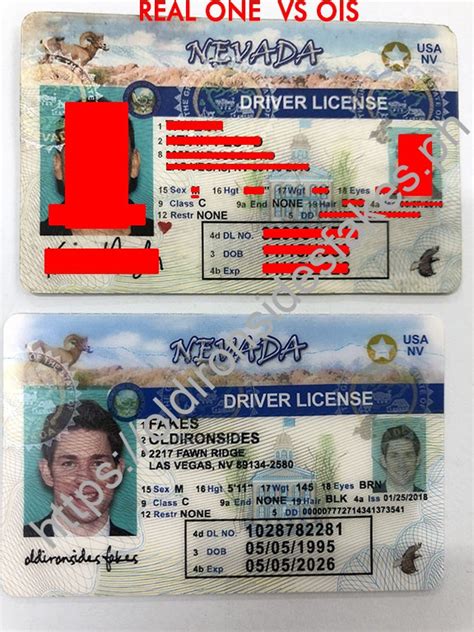 Nevada Driver License Nv Best And Fast Fake Id Service Ois
