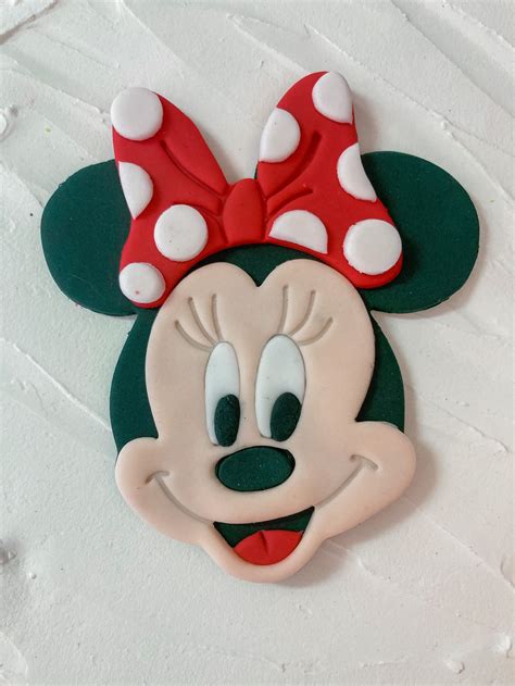 Mouse Fondant Cake Topper For Birthday Minnie Mouse Cake Etsy