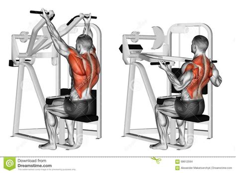 The close grip lat pull down can be performed during your back workouts, upper body workouts, pull workouts, and full body workouts. Pin on GYM