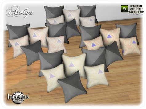 The Sims Resource Asolga Bedroom Mix Cushions Bed