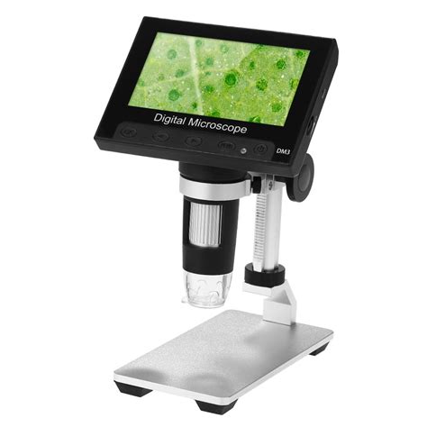 1000x Portable Digital Microscope 43 Lcd Display 1080p Led Magnifier