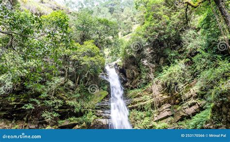Bhalu Gaad Waterfall Mukteshwar Uttarakhand Stock Photo Image Of