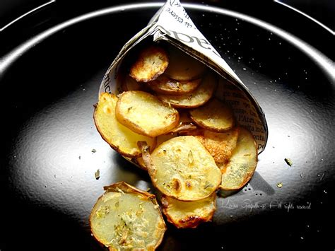 PATATINE IN CONO - aperitivo rustico