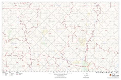 Washington Parish Zip Code Map Louisiana Washington Parish County