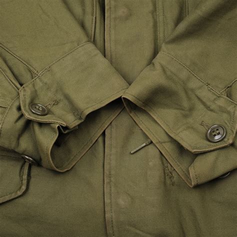 Vintage Us Army Field Jacket M 1951 M51 Vietnam 1960s War Small Regula